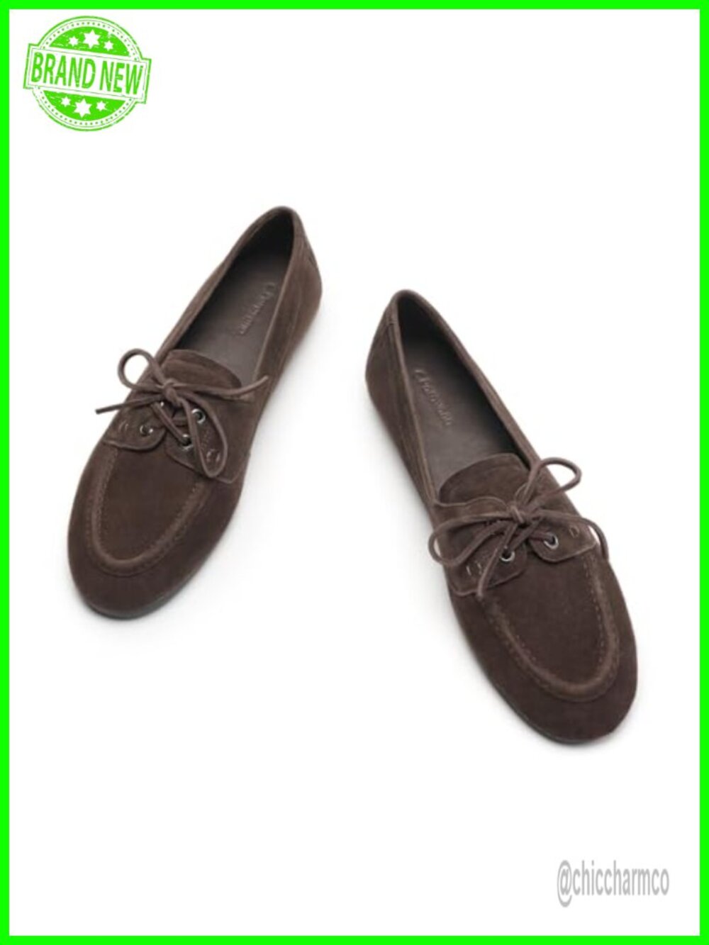 Suede Leather Loafers Slip-On Mocc Shoes Flats